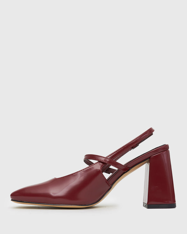 Betts TRUE Slingback Flared Block Heels