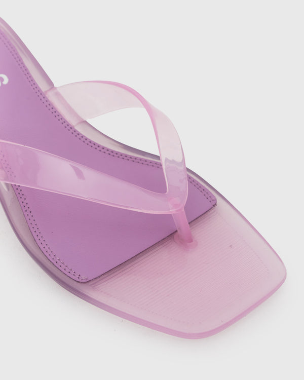 Betts TYLA Jelly Kitten Heel Thong Sandals