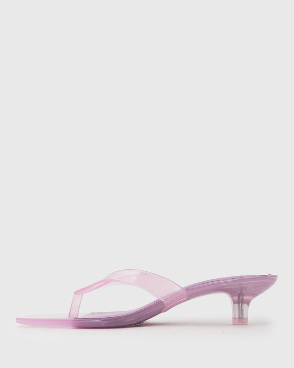Betts TYLA Jelly Kitten Heel Thong Sandals