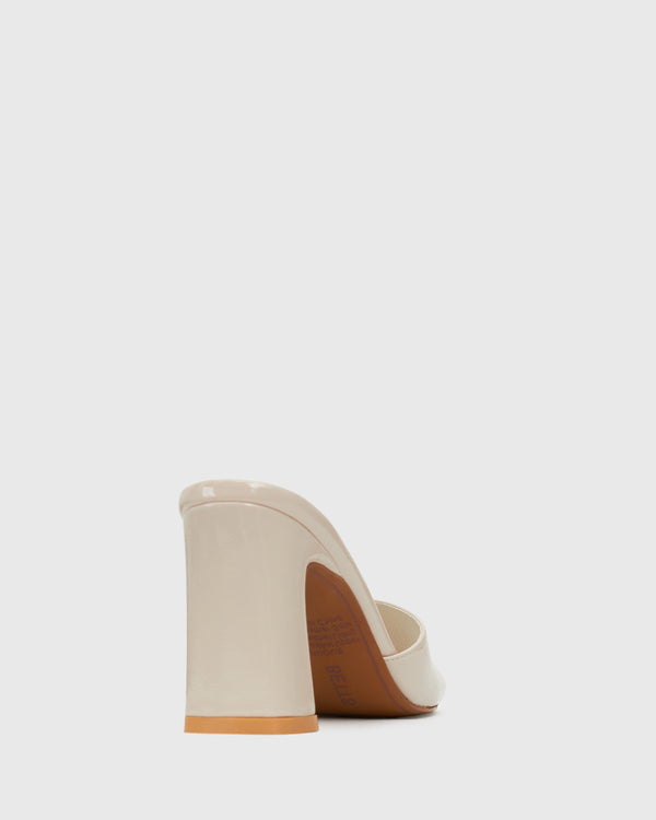 Betts UNIQUE Square Toe Heeled Mules