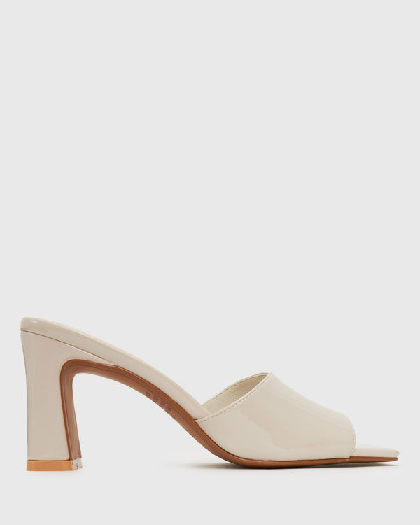 betts UNIQUE Square Toe Heeled Mules