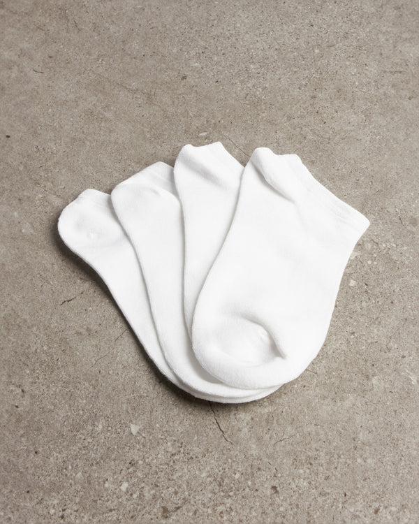 Betts UNISEX WHITE BAMBOO ANKLE SOCKS M/L