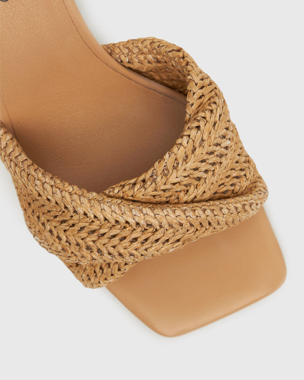 Betts UNITE Twist Front Block Heel Mules