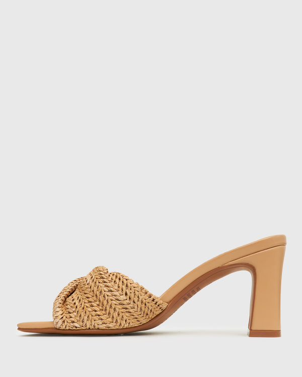 Betts UNITE Twist Front Block Heel Mules