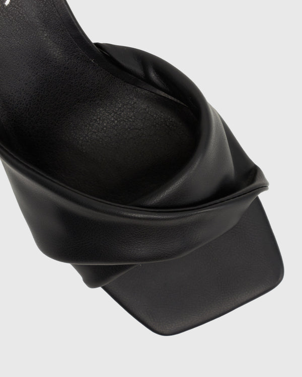 Betts UNITE Twist Front Block Heel Mules