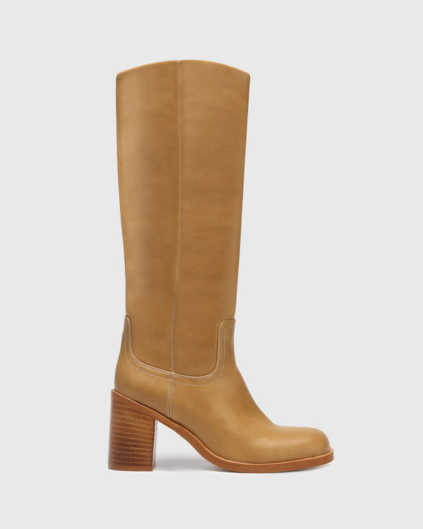 betts VALOUR Block Heel Knee High Boots