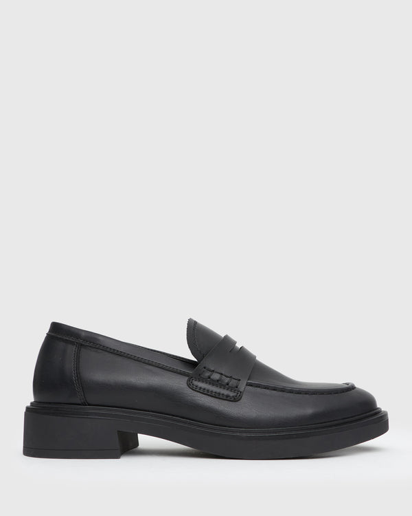 betts VINO Vegan Square Toe Loafers
