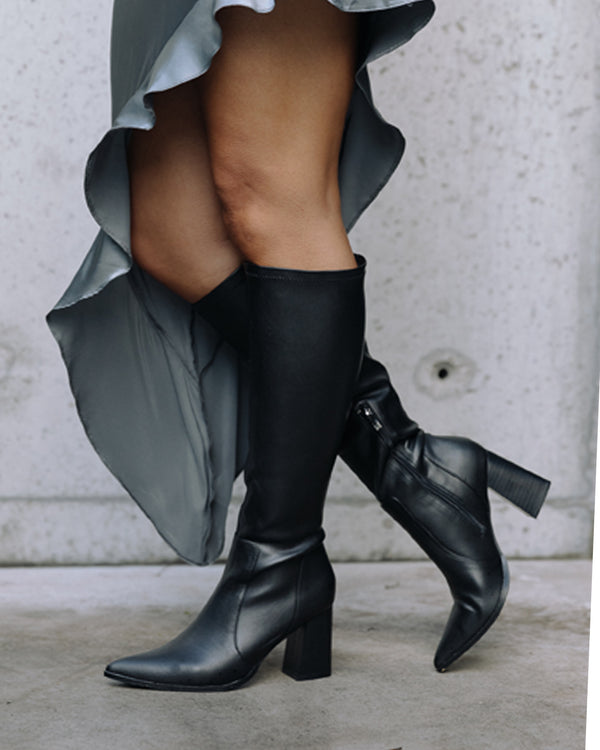Betts WICKS Pointed Toe Knee Boots