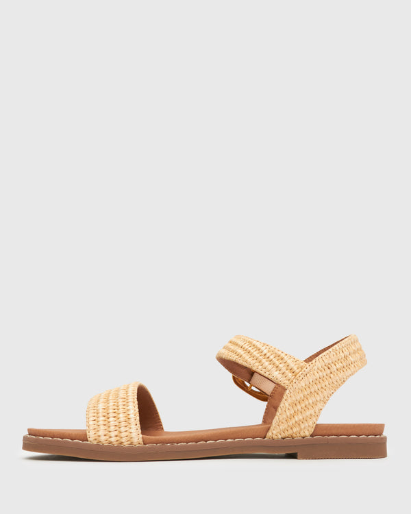 Betts Wider Fit ATLANTA Vegan Flat Sandals
