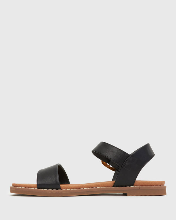 Betts Wider Fit ATLANTA Vegan Flat Sandals