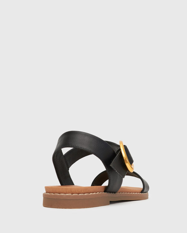 Betts Wider Fit ATLANTA Vegan Flat Sandals