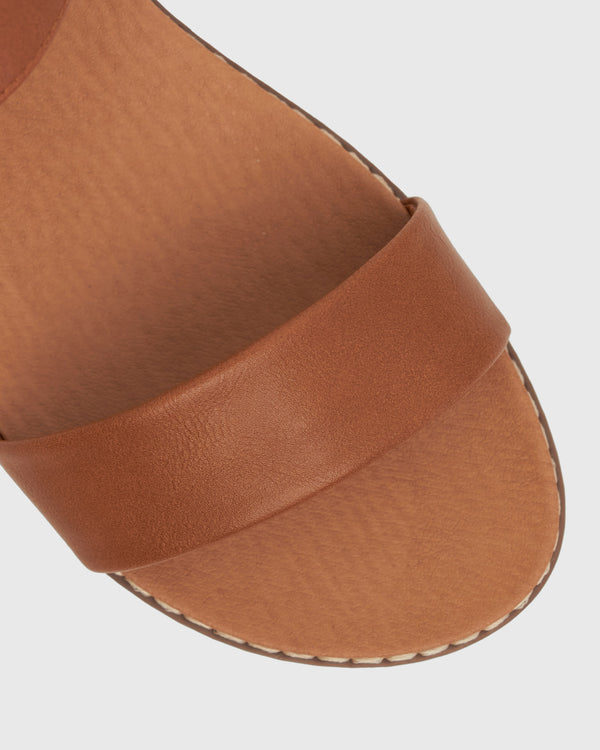 Betts Wider Fit ATLANTA Vegan Flat Sandals