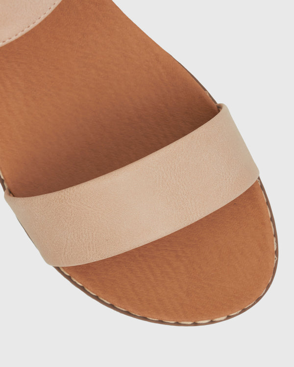 Betts Wider Fit ATLANTA Vegan Flat Sandals