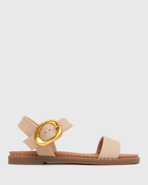 betts Wider Fit ATLANTA Vegan Flat Sandals