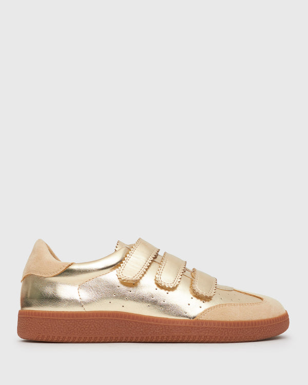 betts Wider Fit BUTTERCUP Low-Top Velcro Sneakers