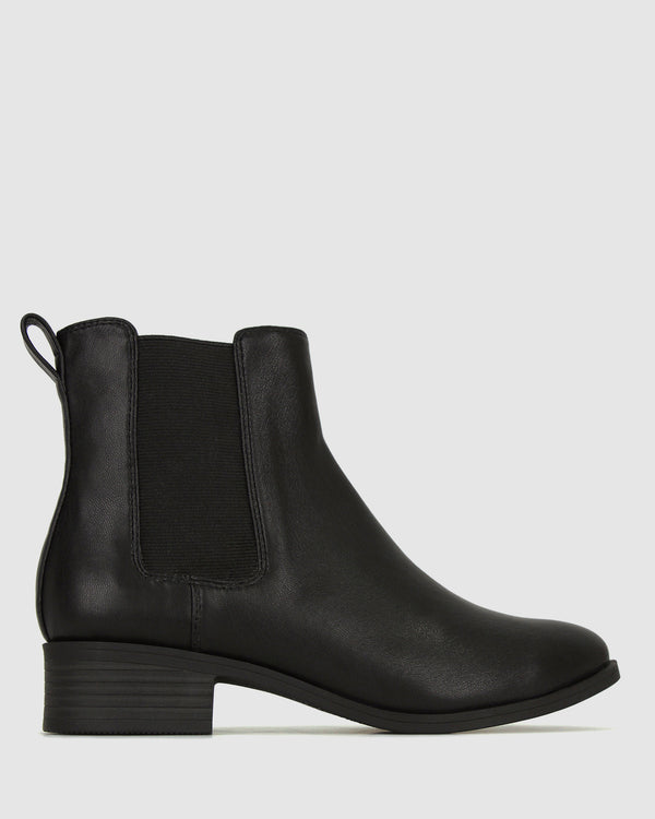 betts Wider Fit ELLIOT Vegan Ankle Chelsea Boots