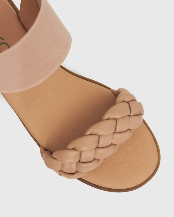 Betts Wider Fit HANSEL Braided Ankle Strap Sandals