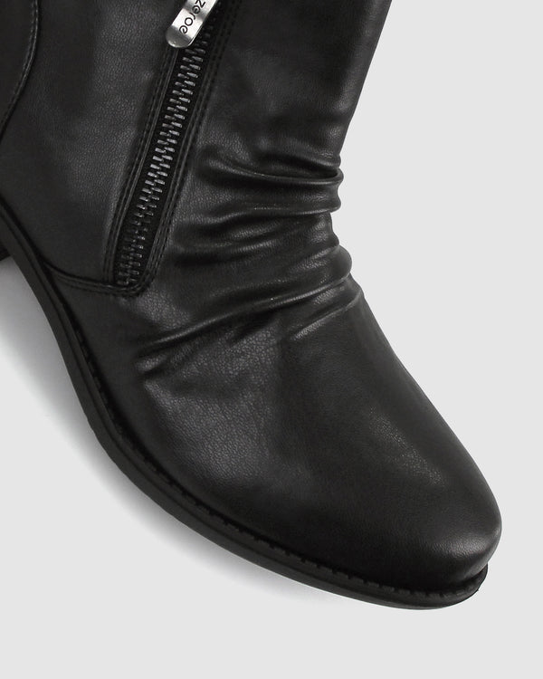 Betts Wider Fit HEATH Vegan Ankle Boots
