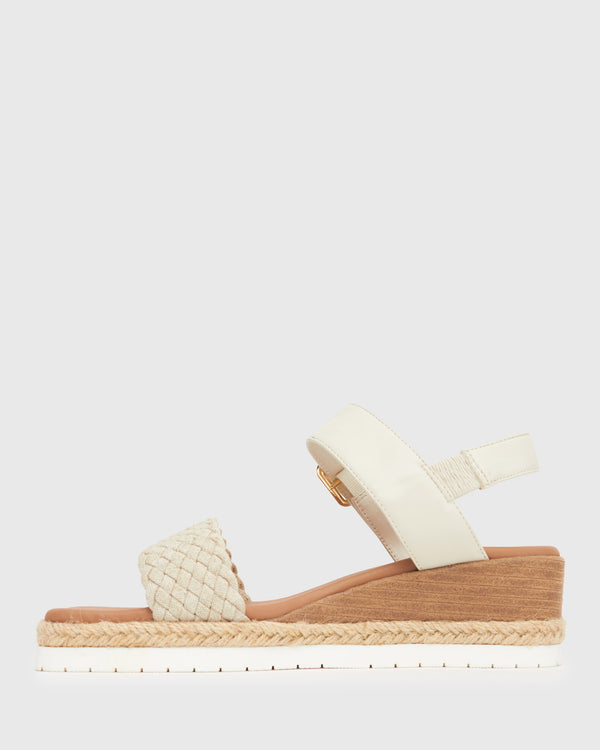 Betts Wider Fit KENZIE Vegan Low Wedge Sandals