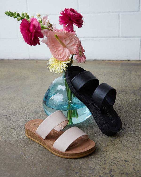 Betts Wider Fit ROWIE Vegan Slides