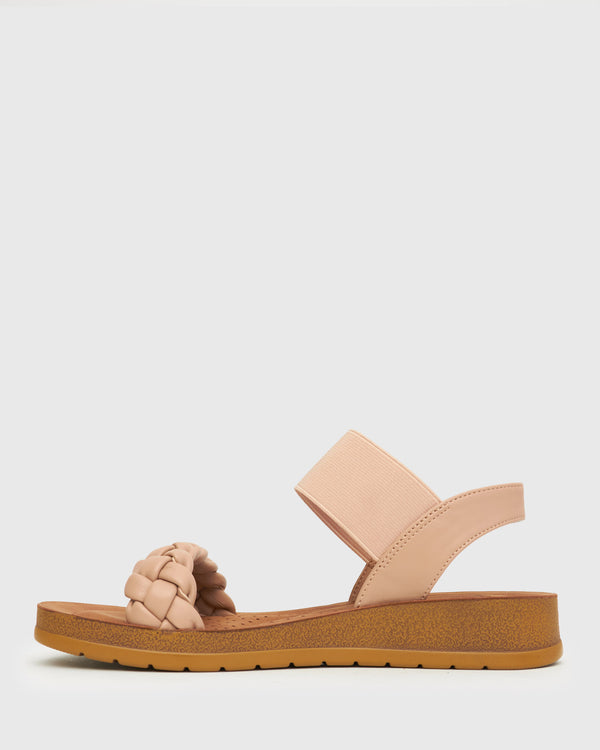 Betts Wider Fit RYKER Vegan Braided Strap Sandals