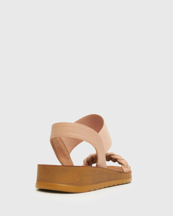 Betts Wider Fit RYKER Vegan Braided Strap Sandals