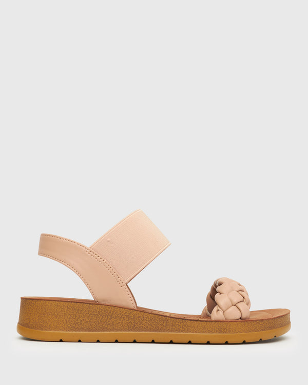 betts Wider Fit RYKER Vegan Braided Strap Sandals