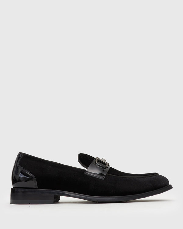betts WILLIAM Velvet Dress Loafers