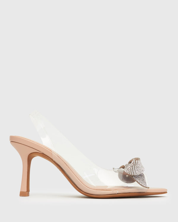 betts XANTHEA Bling Bow Stiletto Heels