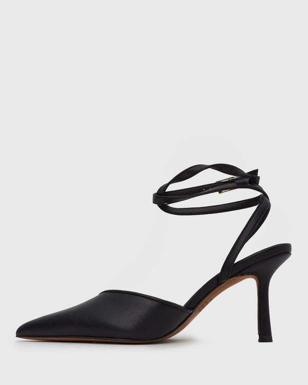 Betts YAS Pointy Toe Strappy Stilletto