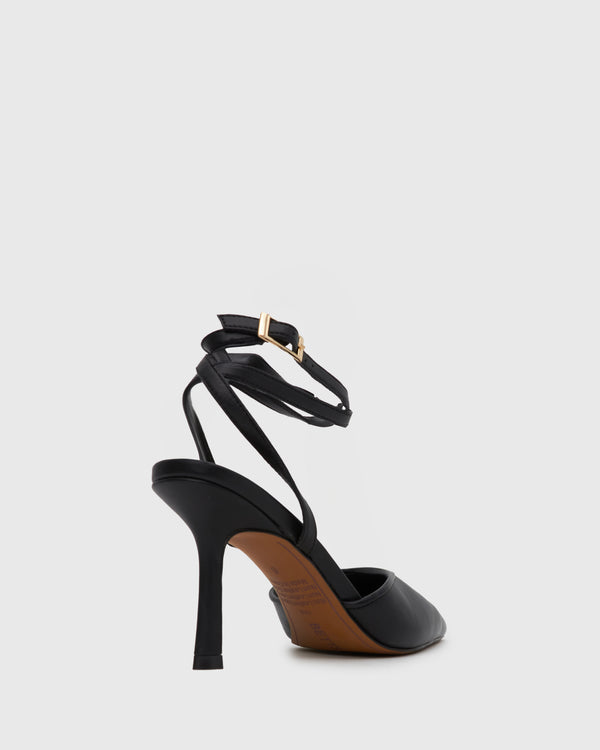 Betts YAS Pointy Toe Strappy Stilletto