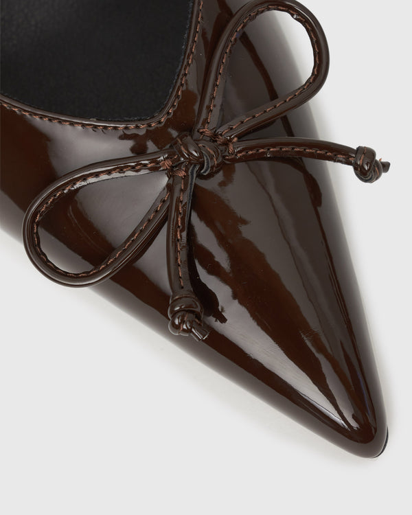 Betts YVETTE Bow Slingback Stiletto Heels
