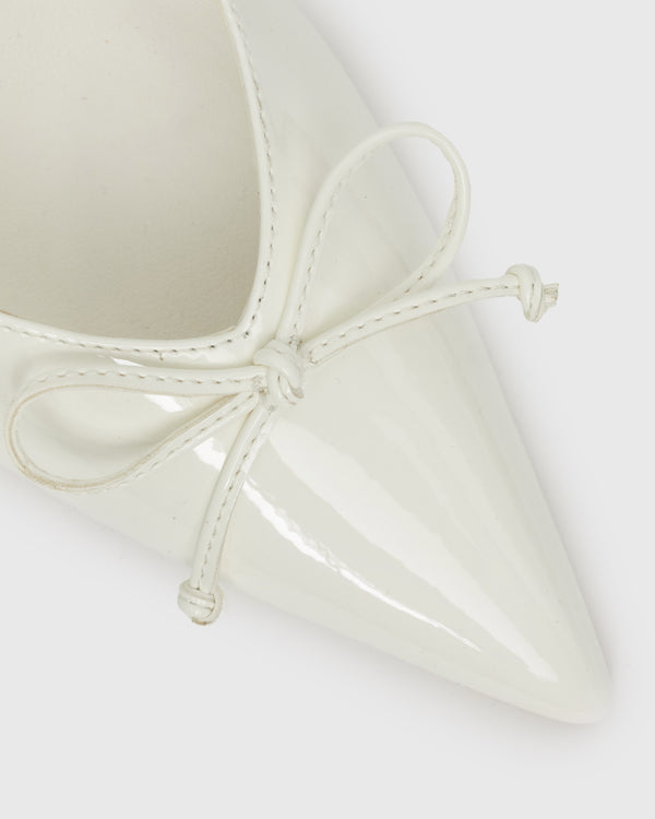 Betts YVETTE Bow Slingback Stiletto Heels