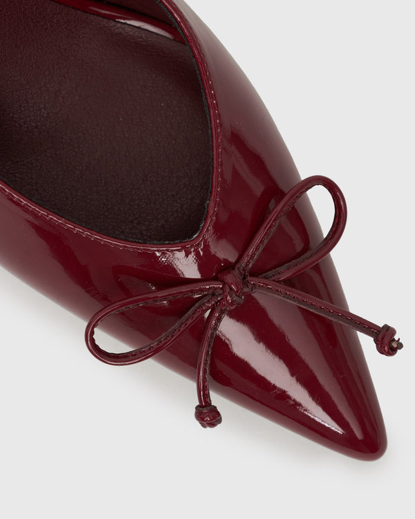 Betts YVETTE Bow Slingback Stiletto Heels