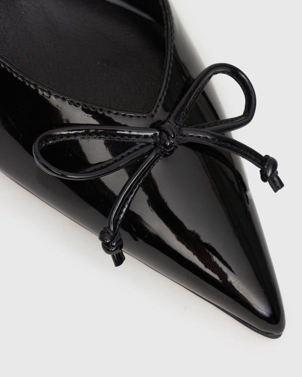 Betts YVETTE Bow Slingback Stiletto Heels