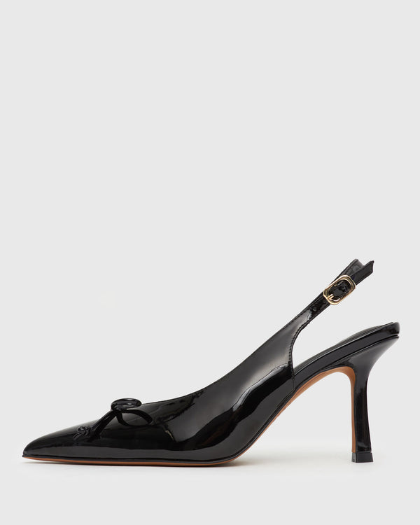 Betts YVETTE Bow Slingback Stiletto Heels