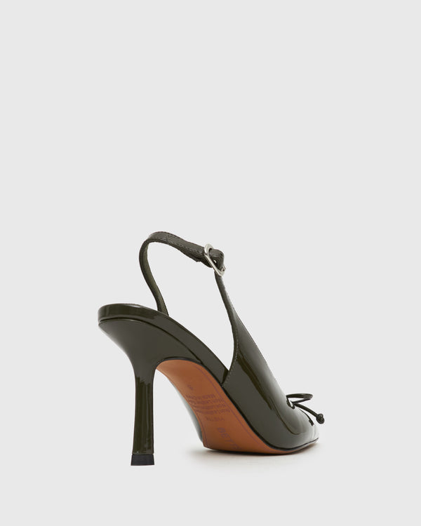 Betts YVETTE Bow Slingback Stiletto Heels