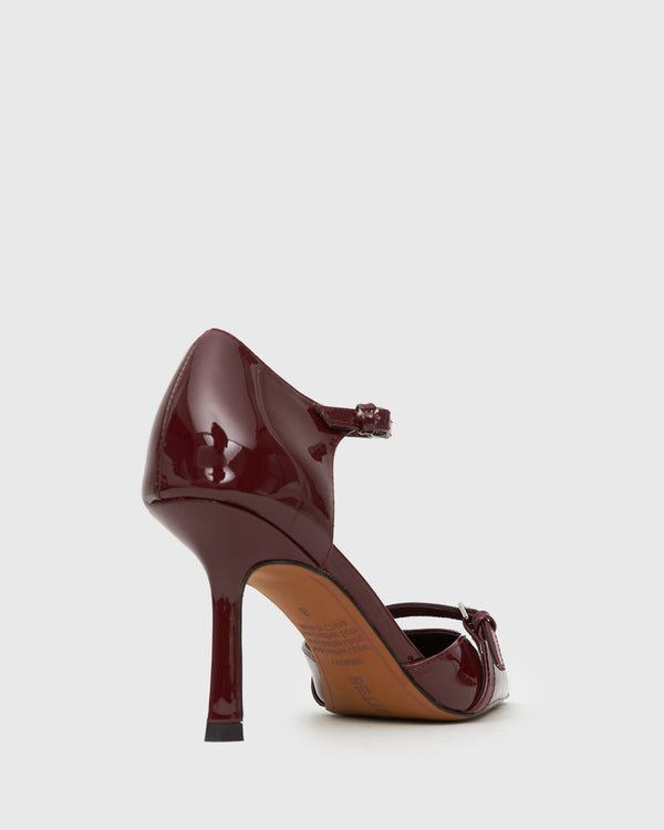 Betts YVONNE Ankle Strap Stiletto Point