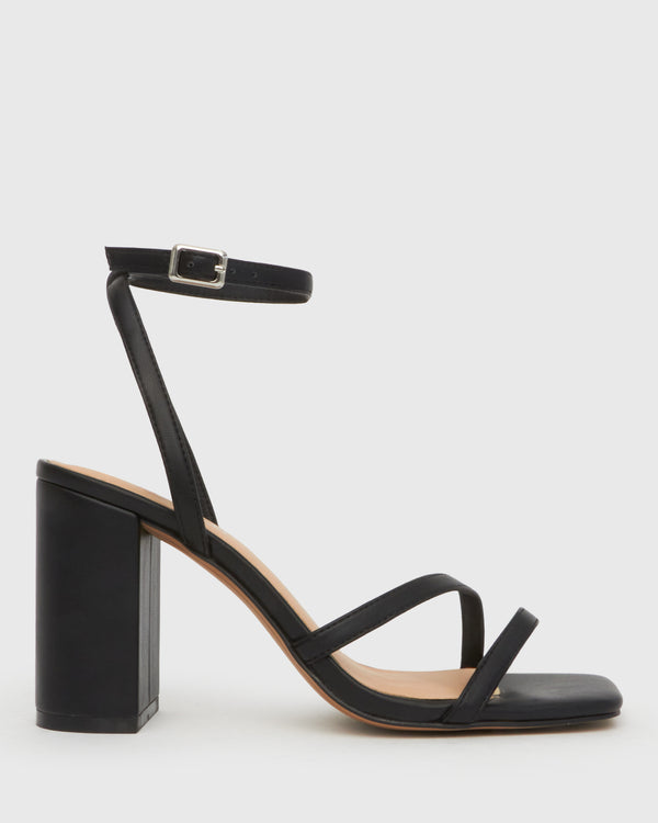 betts ZELDA Square Toe Heeled Sandals