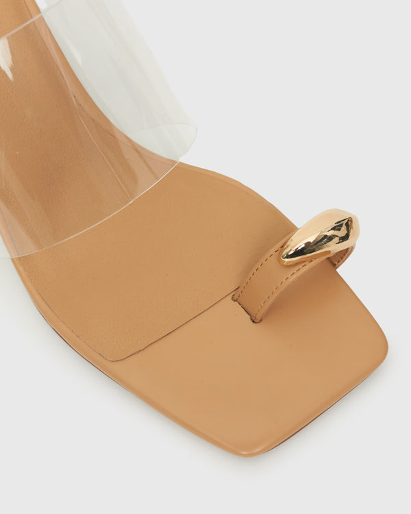 Betts PRE-ORDER UTOPIA Toe Ring Detail Block Heel Mules
