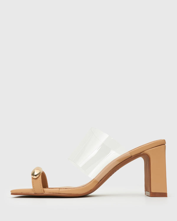 Betts PRE-ORDER UTOPIA Toe Ring Detail Block Heel Mules