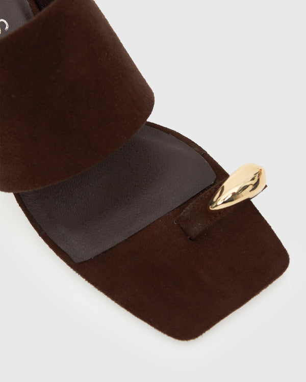 Betts PRE-ORDER UTOPIA Toe Ring Detail Block Heel Mules