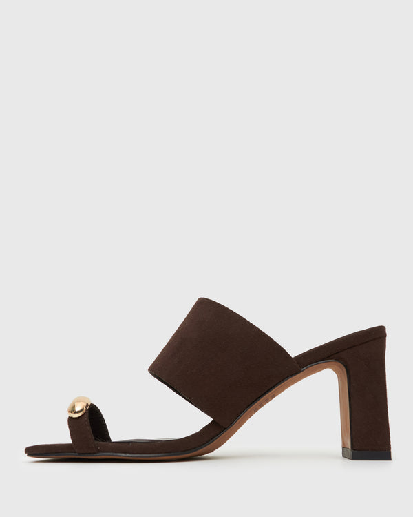 Betts PRE-ORDER UTOPIA Toe Ring Detail Block Heel Mules