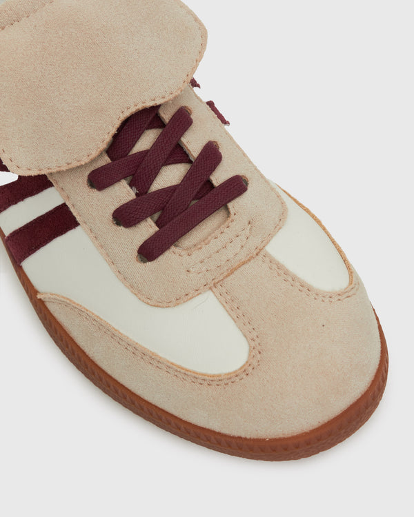 Betts PRE-ORDER Wider Fit BUTTERSCOTCH Low-Top Lace-Up Sneakers