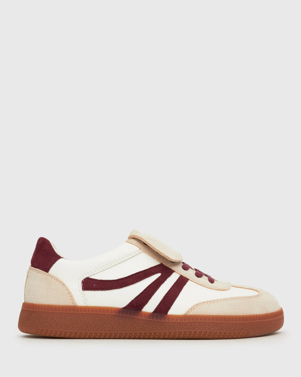 betts PRE-ORDER Wider Fit BUTTERSCOTCH Low-Top Lace-Up Sneakers