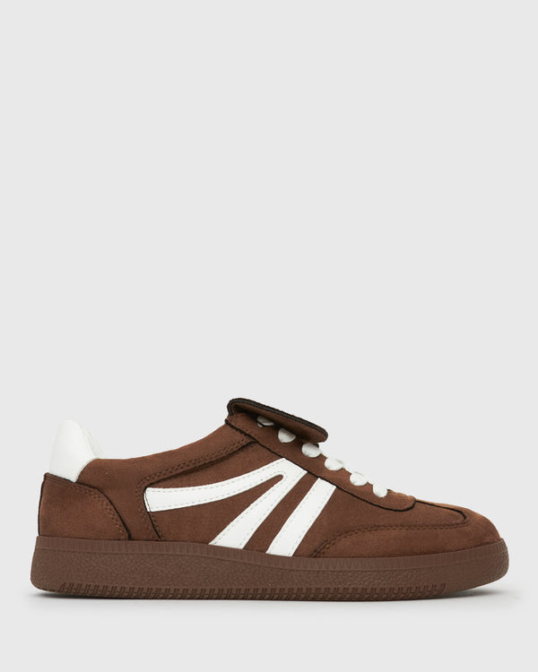 betts Wider Fit BUTTERSCOTCH Low-Top Lace-Up Sneakers