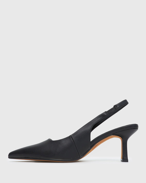 Betts Wider Fit JERRY Slingback Stiletto Heel Pumps