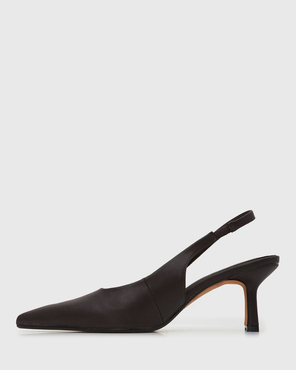 Betts Wider Fit JERRY Slingback Stiletto Heel Pumps