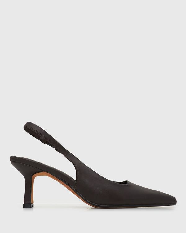 betts Wider Fit JERRY Slingback Stiletto Heel Pumps