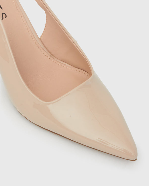Betts Wider Fit JERRY Slingback Stiletto Heel Pumps